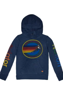 Kid's Hoodies | Aviator Nation KID'S SMALL ASPEN PULLOVER HOODIE - NAVY