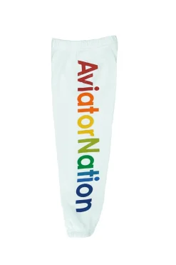 Kid's Sweatpants | Aviator Nation KID'S SWEATPANTS - WHITE
