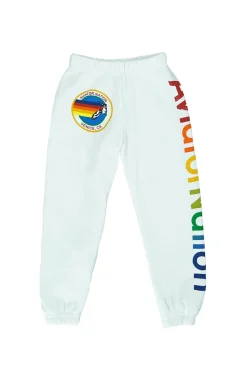 Kid's Sweatpants | Aviator Nation KID'S SWEATPANTS - WHITE
