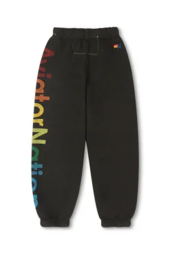 Kid's Sweatpants | Aviator Nation KID'S SWEATPANTS - BLACK