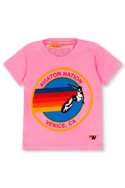 Kid's Tees | Aviator Nation KID'S TEE - NEON PINK NEONPINK