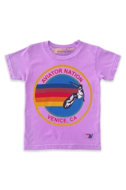 Kid's Tees | Aviator Nation KID'S TEE - NEON PURPLE NEONPURPLE