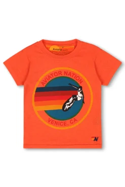 Kid's Tees | Aviator Nation KID'S TEE - ORANGE