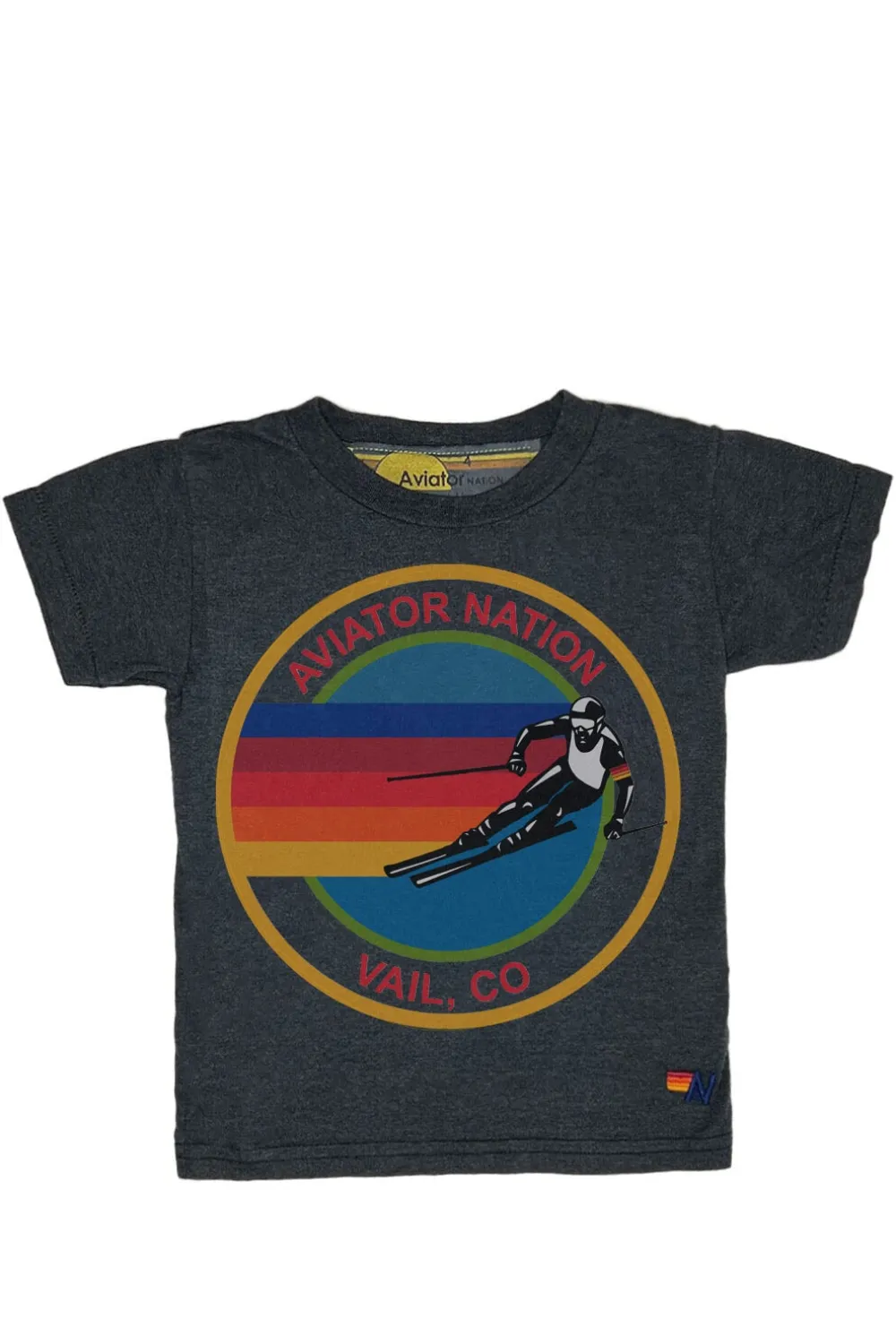 Kid's Tees | Aviator Nation KID'S VAIL TEE - CHARCOAL