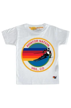 Kid's Tees | Aviator Nation KID'S VAIL TEE - WHITE