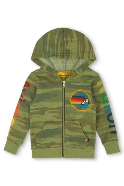 Kid's Hoodies | Aviator Nation KID'S ZIP HOODIE - CAMO