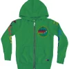 Kid's Hoodies | Aviator Nation KID'S ZIP HOODIE - KELLY GREEN KELLYGREEN