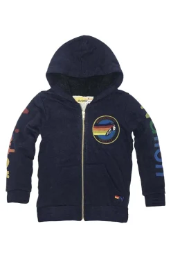 Kid's Hoodies | Aviator Nation KID'S ZIP HOODIE - NAVY