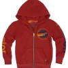Kid's Hoodies | Aviator Nation KID'S ZIP HOODIE - RED