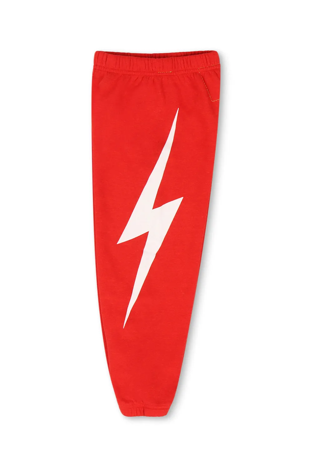 Kid's Sweatpants | Aviator Nation KIDS BOLT PRINT SWEATPANTS - RED