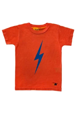 Kid's Tees | Aviator Nation KID'S BOLT TEE - ORANGE
