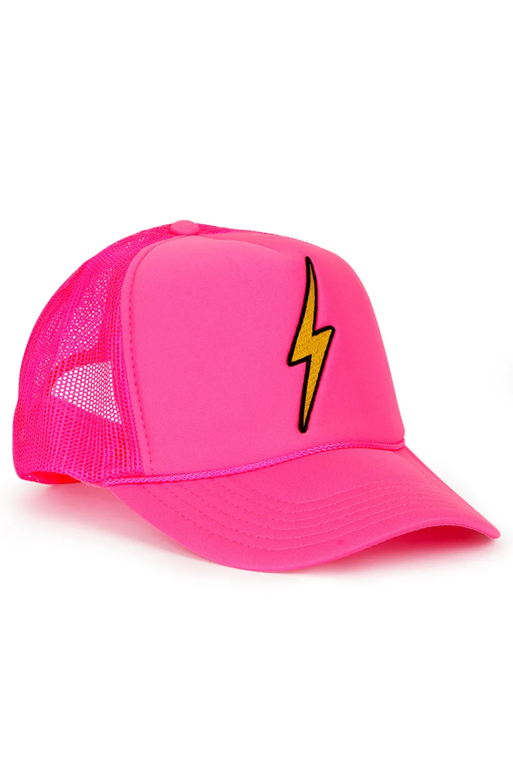 Kid's Trucker Hats | Aviator Nation KID'S BOLT VINTAGE TRUCKER HAT theperfectpairing!Allofourproductsgothroughanintensebreaking-downprocessthatgivesthemavintagefeelyou'lllovebecauseit'sbrokeninfromdayoneofwearingit.Allofourkid'shatsareadjustableandsmallerthantheadulthats.