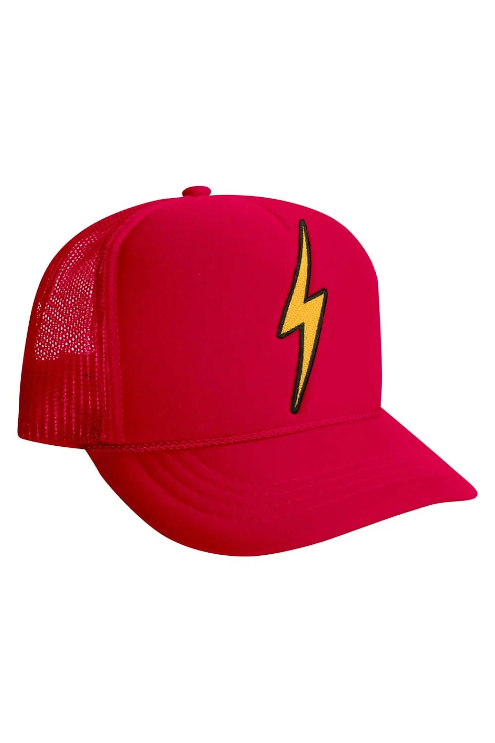 Kid's Trucker Hats | Aviator Nation KID'S BOLT VINTAGE TRUCKER HAT theperfectpairing!Allofourproductsgothroughanintensebreaking-downprocessthatgivesthemavintagefeelyou'lllovebecauseit'sbrokeninfromdayoneofwearingit.Allofourkid'shatsareadjustableandsmallerthantheadulthats.