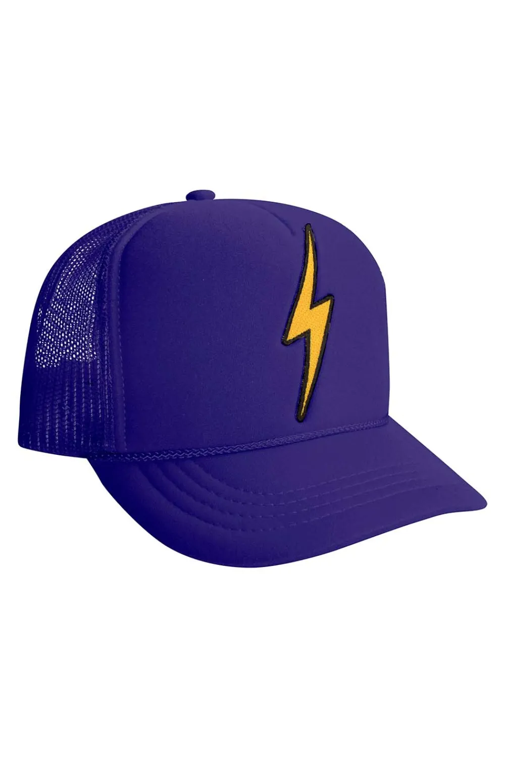Kid's Trucker Hats | Aviator Nation KID'S BOLT VINTAGE TRUCKER HAT theperfectpairing!Allofourproductsgothroughanintensebreaking-downprocessthatgivesthemavintagefeelyou'lllovebecauseit'sbrokeninfromdayoneofwearingit.Allofourkid'shatsareadjustableandsmallerthantheadulthats.