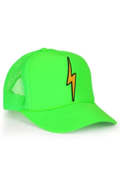 Kid's Trucker Hats | Aviator Nation KID'S BOLT VINTAGE TRUCKER HAT theperfectpairing!Allofourproductsgothroughanintensebreaking-downprocessthatgivesthemavintagefeelyou'lllovebecauseit'sbrokeninfromdayoneofwearingit.Allofourkid'shatsareadjustableandsmallerthantheadulthats.