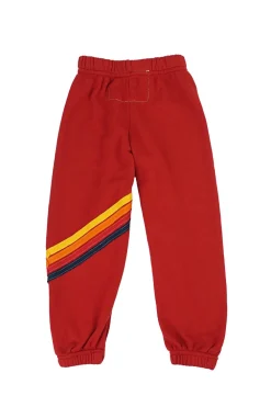 Kid's Sweatpants | Aviator Nation KID'S CHEVRON SWEATPANTS - RED
