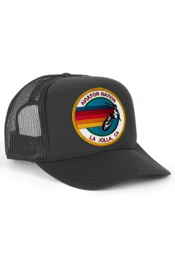 Kid's Trucker Hats | Aviator Nation KIDS LA JOLLA SIGNATURE VINTAGE FOAM TRUCKER HAT
