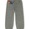 Kid's Sweatpants | Aviator Nation KID'S LOGO SWEATPANTS - HEATHER GREY HEATHERGREY