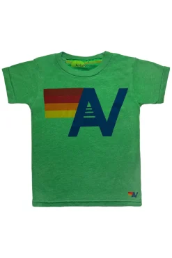 Kid's Tees | Aviator Nation KID'S LOGO TEE - KELLY GREEN KELLYGREEN