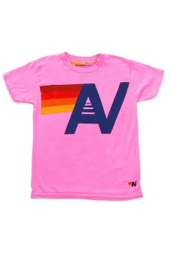 Kid's Tees | Aviator Nation KID'S LOGO TEE - NEON PINK NEONPINK