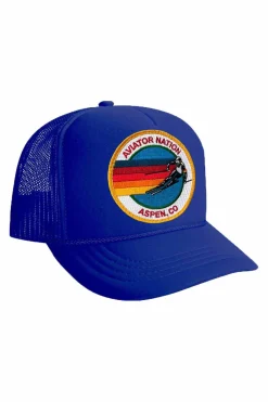 Kid's Trucker Hats | Aviator Nation KID'S SIGNATURE ASPEN VINTAGE FOAM TRUCKER {{threshold-message}}