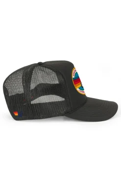 Kid's Trucker Hats | Aviator Nation KID'S SIGNATURE LAGUNA BEACH LOGO - VINTAGE TRUCKER HAT VINTAGETRUCKERHAT