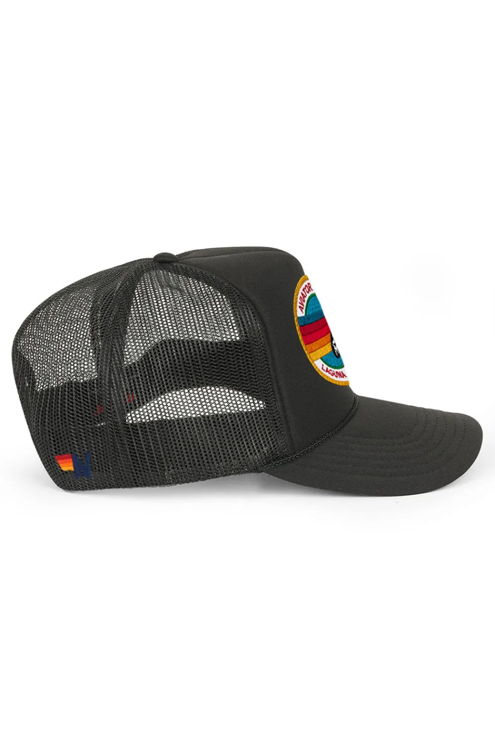 Kid's Trucker Hats | Aviator Nation KID'S SIGNATURE LAGUNA BEACH LOGO - VINTAGE TRUCKER HAT VINTAGETRUCKERHAT