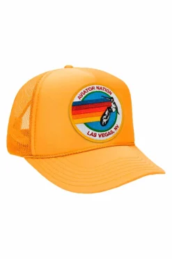 Kid's Trucker Hats | Aviator Nation KID'S SIGNATURE LAS VEGAS VINTAGE TRUCKER HAT