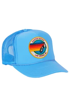 Kid's Trucker Hats | Aviator Nation KID'S SIGNATURE LAS VEGAS VINTAGE TRUCKER HAT