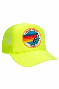 Kid's Trucker Hats | Aviator Nation KID'S SIGNATURE LOGO - VINTAGE TRUCKER HAT VINTAGETRUCKERHAT