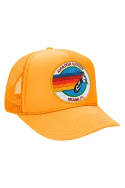 Kid's Trucker Hats | Aviator Nation KID'S SIGNATURE MIAMI - VINTAGE TRUCKER HAT VINTAGETRUCKERHAT