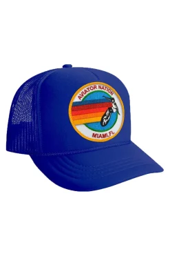 Kid's Trucker Hats | Aviator Nation KID'S SIGNATURE MIAMI - VINTAGE TRUCKER HAT VINTAGETRUCKERHAT
