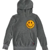 Kid's Hoodies | Aviator Nation KID'S SMILEY 2 PULLOVER HOODIE - HEATHER GREY HEATHERGREY