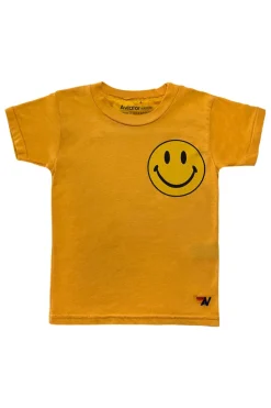 Kid's Tees | Aviator Nation KID'S SMILEY 2 TEE - GOLD