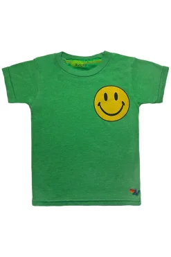 Kid's Tees | Aviator Nation KID'S SMILEY 2 TEE - KELLY GREEN KELLYGREEN