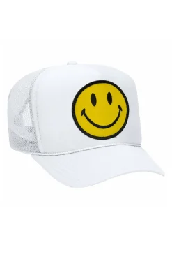 Kid's Trucker Hats | Aviator Nation KID'S SMILEY VINTAGE TRUCKER HAT