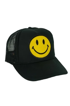 Kid's Trucker Hats | Aviator Nation KID'S SMILEY VINTAGE TRUCKER HAT