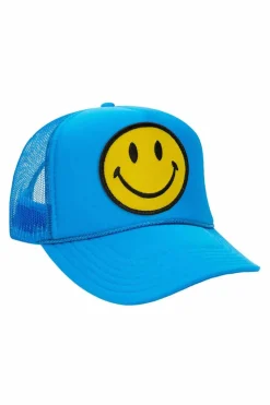 Kid's Trucker Hats | Aviator Nation KID'S SMILEY VINTAGE TRUCKER HAT