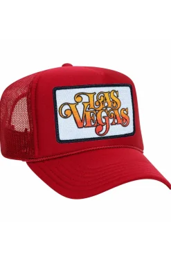 Trucker Hats | Trucker Hats | Aviator Nation LAS VEGAS SCRIPT TRUCKER HAT {{threshold-message}}