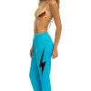 Sweatpants | Aviator Nation LIGHT WEIGHT BOLT SWEATPANTS - NEON BLUE NEONBLUE