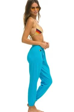 Sweatpants | Aviator Nation LIGHT WEIGHT BOLT SWEATPANTS - NEON BLUE NEONBLUE