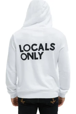 Hoodies | Hoodies | Aviator Nation LOCALS ONLY HOODIE - WHITE