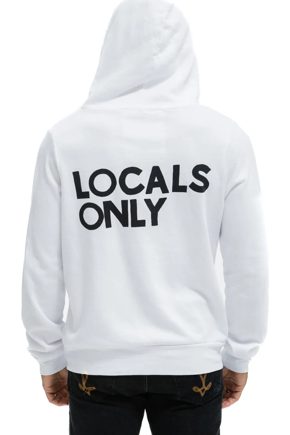 Hoodies | Hoodies | Aviator Nation LOCALS ONLY HOODIE - WHITE