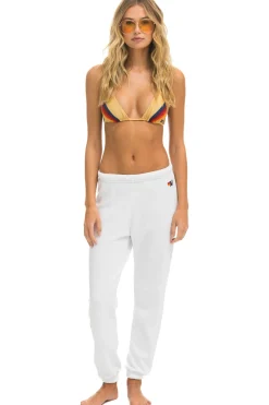 Sweatpants | Aviator Nation LOCALS ONLY SWEATPANTS - WHITE