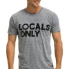 Tees | Tees | Aviator Nation LOCALS ONLY TEE - HEATHER GREY HEATHERGREY