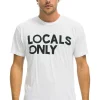 Tees | Tees | Aviator Nation LOCALS ONLY TEE - WHITE