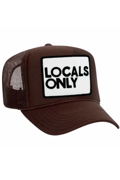 Trucker Hats | Trucker Hats | Aviator Nation LOCALS ONLY VINTAGE TRUCKER HAT