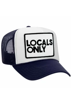Trucker Hats | Trucker Hats | Aviator Nation LOCALS ONLY VINTAGE TRUCKER HAT