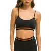 Activewear | Activewear | Aviator Nation LOGO ADJUSTABLE BRALETTE - CHARCOAL