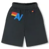 Kid's Shorts | Aviator Nation LOGO KIDS SWEATSHORTS - CHARCOAL
